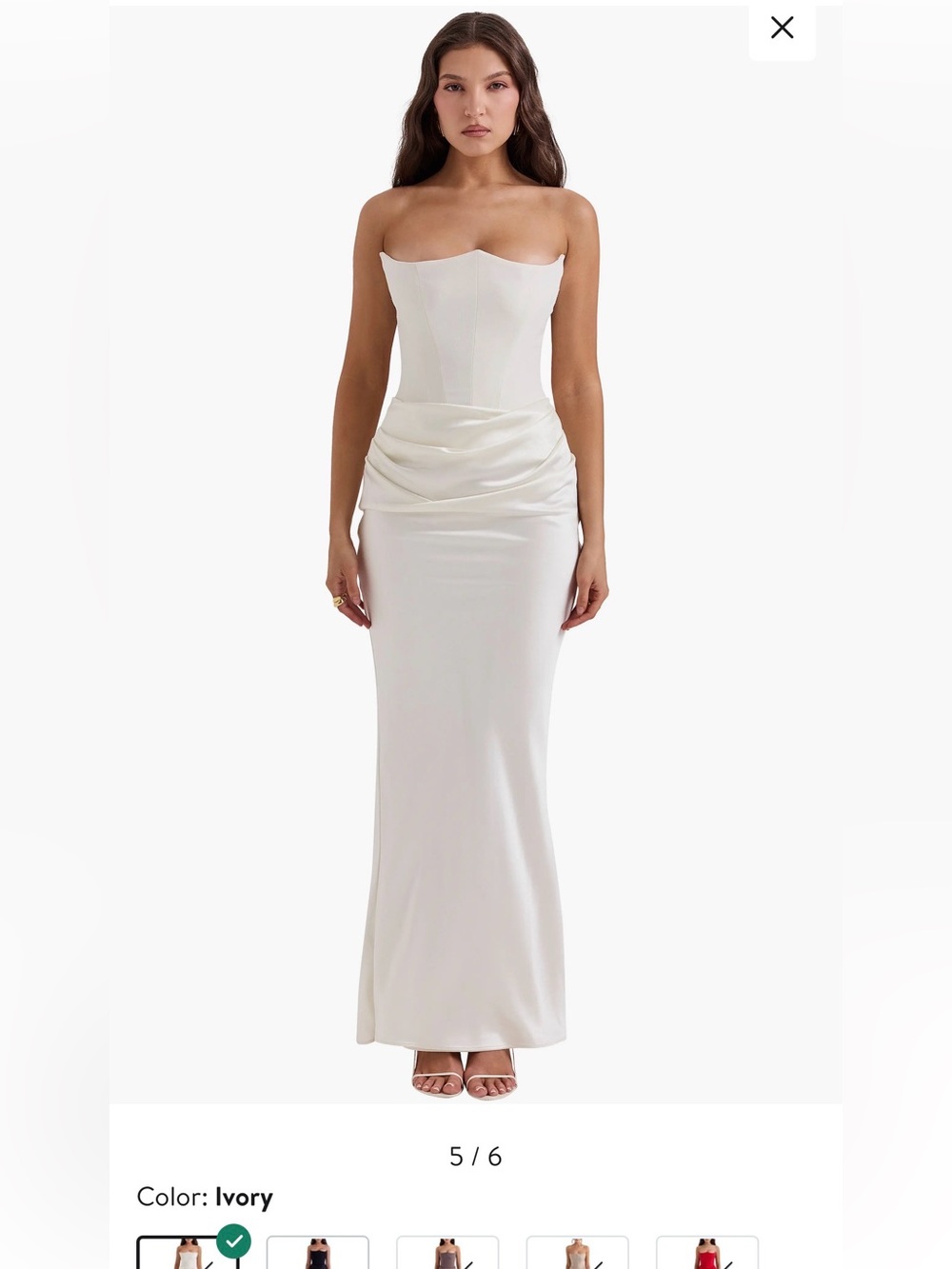 House of CB Persephone Corset Dress - Ivory